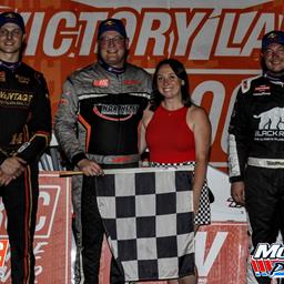 MIKE LEATY RETURNS TO VICTORY LANE IN OL’ BOY CUP IX AT LANCASTER MOTORPLEX