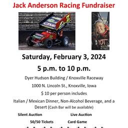 Jack Anderson Racing Fundraiser February 3rd