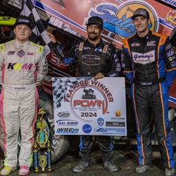 Thomas Meseraull Master Central Arizona Speedway with POWRi Desert Wing Sprint Win