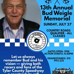13th Annual Bud Weigle Memorial Race