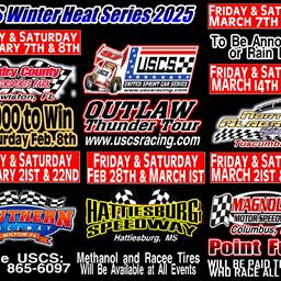 USCS Winter Heat Series 2025 preliminary schedule is released