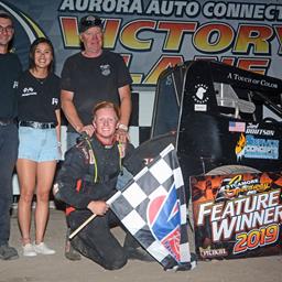 &quot;Routson continues Badger Midget hot streak with Sycamore victory&quot;    &quot;Fourth win increases points lead&quot;