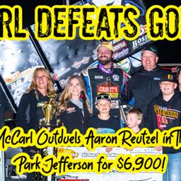 Austin McCarl holds off Aaron Reutzel for first-ever All Star victory in thriller at Park Jefferson International Speedway