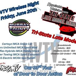 The Tri State Late Models head to the Murray County Speedway - June 20th