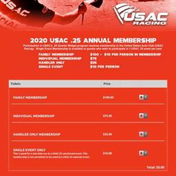 USAC 2020 Membership is Open! usac25license.com