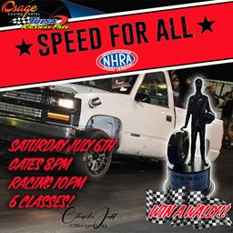 Win a WALLY!! Saturday June 6th Tulsa Raceway Park!!
