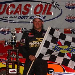 Shannon Babb Takes Lucas Oil Late Model Dirt Series Thriller at LaSalle