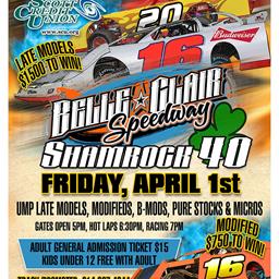Shamrock 40 Rescheduled for Friday, April 1st in conjunction with the Bob Johnston Classic