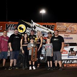 Dobmeier, Moser and Ballenger Post Wins on Hall of Fame Night Presented by Seal Pros at Huset’s Speedway