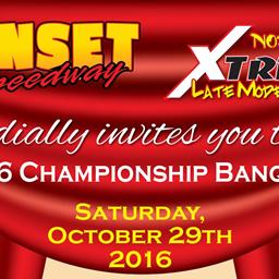 2016 Sunset Speedway Championship Awards Banquet Information &amp; Drivers to be Awarded
