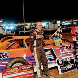 GARRET PAUGH CAPTURES 1ST CAREER PACE RUSH LATE MODEL TOUR WIN OVER STELLAR 41-CAR FIELD IN THE &quot;HERB SCOTT MEMORIAL&quot; AT PITTSBURGH; CHAS WOLBERT NOW