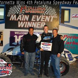Stornetta Pads Point Lead With Fourth Victory in Pit Stop USA Sprint Car Series.