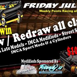 $1000 to win IMCA Late Models &amp; Modifieds July 12 at Davenport