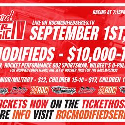 BIGGEST RACE IN THE HISTORY OF SPENCER SPEEDWAY TO TAKE PLACE FRIDAY, SEPTEMBER 1 WITH THE MAYNARD TROYER CLASSIC IV FOR THE ROC MODIFIED SERIES
