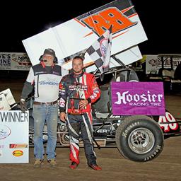 Josh Schneiderman Coasts to Sprint Invaders “Family” Win at Lee County Speedway