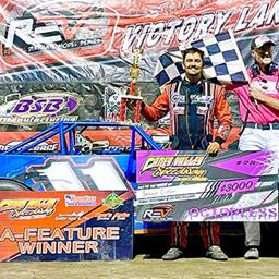 Sawyer Crigler Captures ‘Octopless’ Checkers in Revival Dirt Late Model Series at Caney Valley Speedway