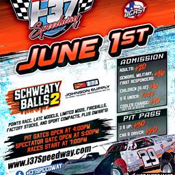 June 1st; sponsored by Johnson Supply - SCHWEATY BALLS 2!
