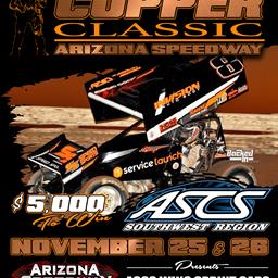 Coming Up: ASCS Southwest $5,000 To Win Copper Classic At Arizona Speedway