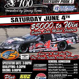 ALIVE FOR 5 SERIES DAIRYLAND 100 JUNE 4TH