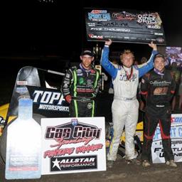 Comback Courtney Charges From the Tail to Collect Stunning Victory in Gas City Indiana Sprint Week Opener