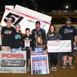 Jeremy Campbell Claims Win in POWRi 305 Sprint vs URSS Battle at I-70 Speedway