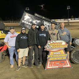 Starks Earns 12th Win, Skagit Track Championship and Three Top 10s With World of Outlaws During Busy Weekend