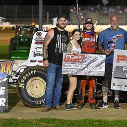 Braydon Cromwell Captures Checkers at Lake Ozark Speedway with POWRi WAR