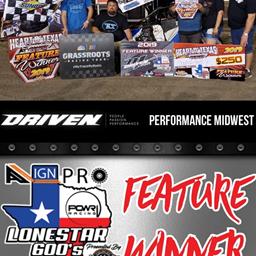 Hyland and Hall Slide into Victory Lane at Heart O&#39; Texas Speedway