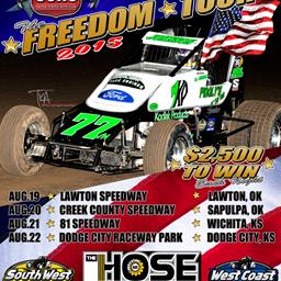 SW Sprints Gearing Up for &quot;Freedom Tour&quot;