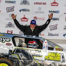 Lucas Oil Speedway Spotlight: USRA Veteran Modified racer Terry Kirk soaks in first feature win in ages