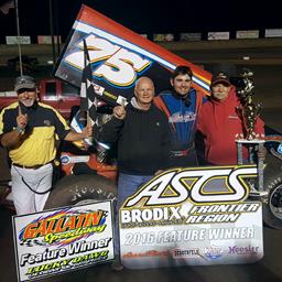 D.J. Brink Grabs Top Honors In ASCS Frontier Big Sky Nationals At Gallatin Speedway