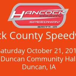 Race Banquet Saturday Oct. 21.