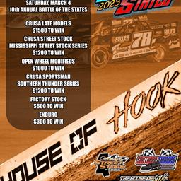 Whynot Motorsports Park kicks off  2023 season with the 10th Annual Battle of the States on March 3rd and 4th.