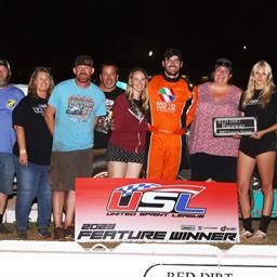 Brett Wilson Jets to United Sprint League Victory at Red Dirt Raceway!