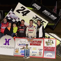 Garet Williamson Wrangles Sprint Invaders Feature at Quincy; Cody Wehrle is Series Champ