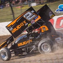 Kerry Madsen Aiming for Win During World of Outlaws Race at Lakeside