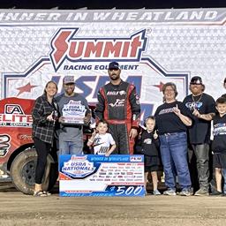 Sheets uses late heroics for B-Mod win on Night 3 of USRA Nationals at Lucas Oil Speedway