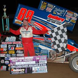 CRAWLEY CHARGES TO O&#39;REILLY USCS SPEEDWEEK ROUND SIX WIN AT NORTH ALABAMA