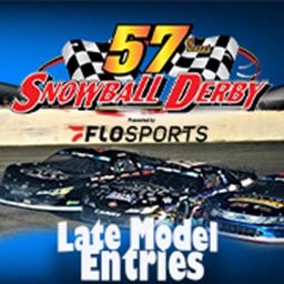 UPDATED Late Model Entry List