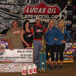 Moyer Marches to First Lucas Oil Late Model Dirt Series Win of the Year at Paducah
