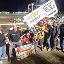 Kirkland Leads It All In ASCS Frontier Opener At Electric City Speedway