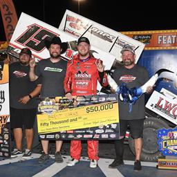 ENDING ON TOP: Brent Marks Ends Kubota High Limit Racing Campaign with $50,000 Victory at Texas Motor Speedway