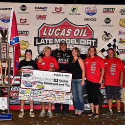 Eddie Carrier Jr. Earns Biggest Win of His Career in Sunoco North South 100 at Florence Speedway