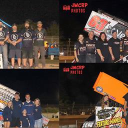 Clayton tallies first win, Karnitz takes first PDTR 360 Sprint Car title