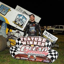 Tanner Carrick fends off late challenge to earn second straight Ocean Sprints win Friday