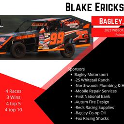 Congratulations to Blake Erickson