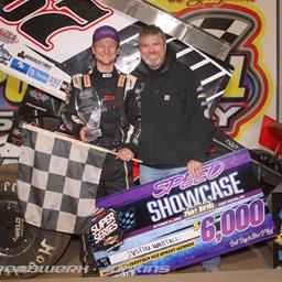 Justin Whittall breaks through for first-ever Port Royal Speedway 410 triumph