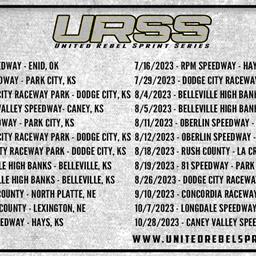 24 Dates Line 2023 United Rebel Sprint Series Schedule