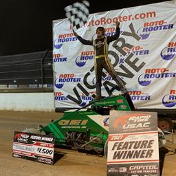 Danner Collects First Ever USAC East Coast Feature Win at Bloomsburg