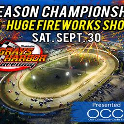 Season Championships and Huge Fireworks Show Sept. 30 - Points Set